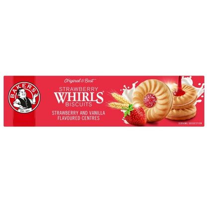BAKERS STRAWBERRY WHIRLS 200G